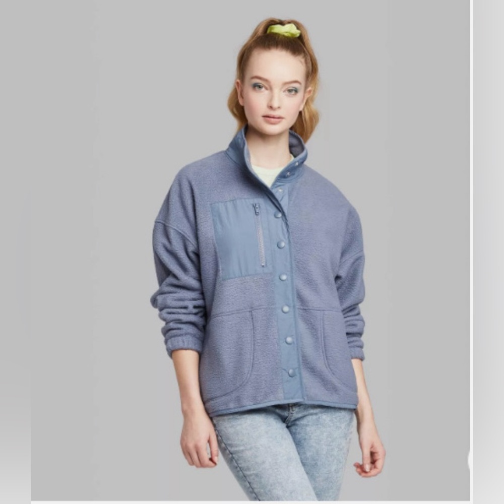 Wild Fable Snap Front Jacket - Picture 2 of 10